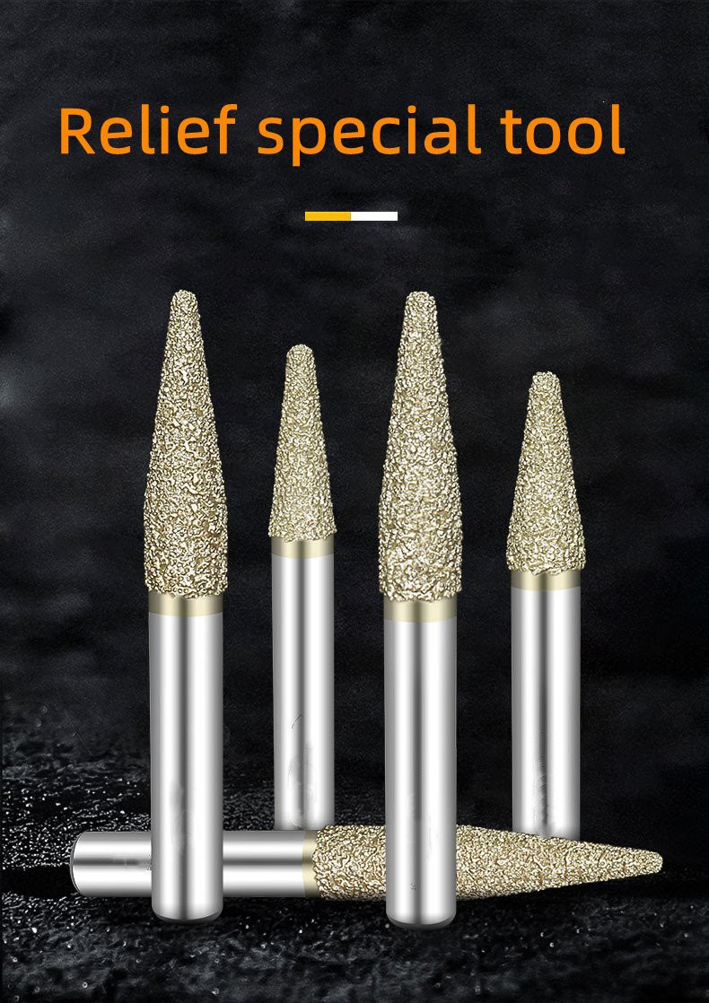 Brazed relief sculpture knife